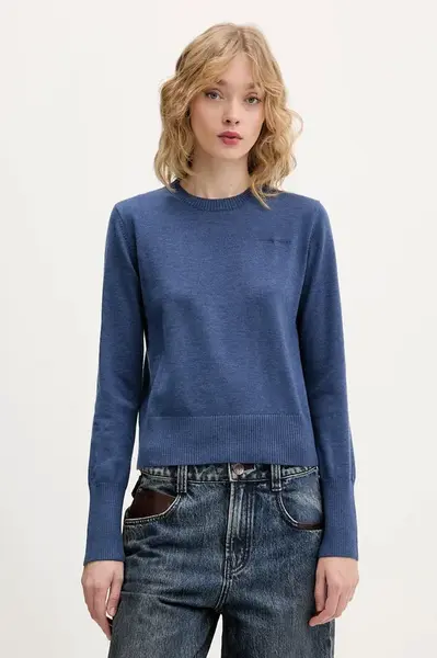 Guess Jeans Sveter s prímesou vlny Guess Jeans
