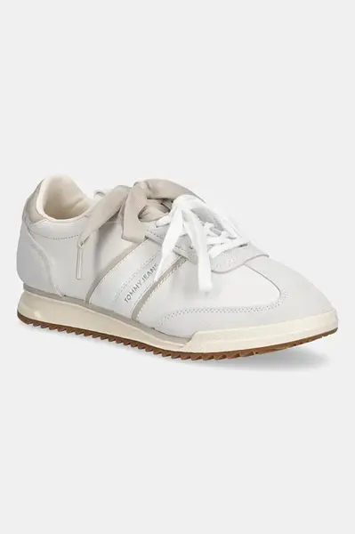 Tommy Jeans Kožené tenisky Tommy Jeans TJW LOW PROFILE RUNNER LTHR MIX