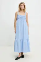 Šaty Answear.LAB modrá barva, maxi