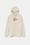 Dětská mikina Puma ESS SCRIPT Hoodie TR béžová barva, s kapucí, s aplikací, 685806