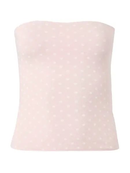 HOLLISTER Top 'TAYLOR'  ružová / biela