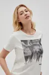 Marisse Women's T-Shirt L-Ts-4629 Off White