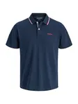 JACK & JONES Tričko 'JJBlaze'  námornícka modrá / biela