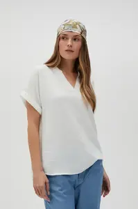 Marisse Women's Shirt L-Ko-4623 Off White