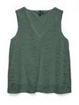 VERO MODA Top 'VMHONEY'  tmavozelená