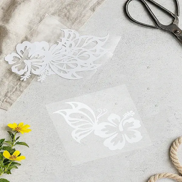 4Pcs PET Adhesive Waterproof Stickers