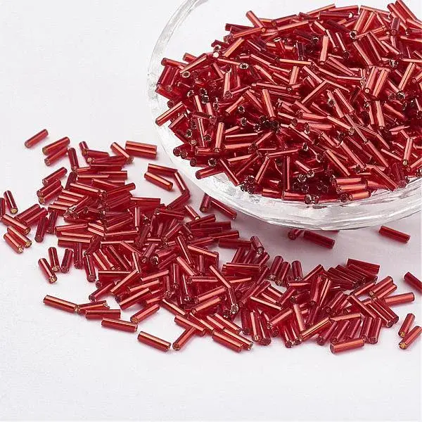 Glass Bugle Beads