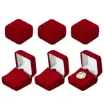 Plastic Cover with Velvet Brooch Packing Boxes