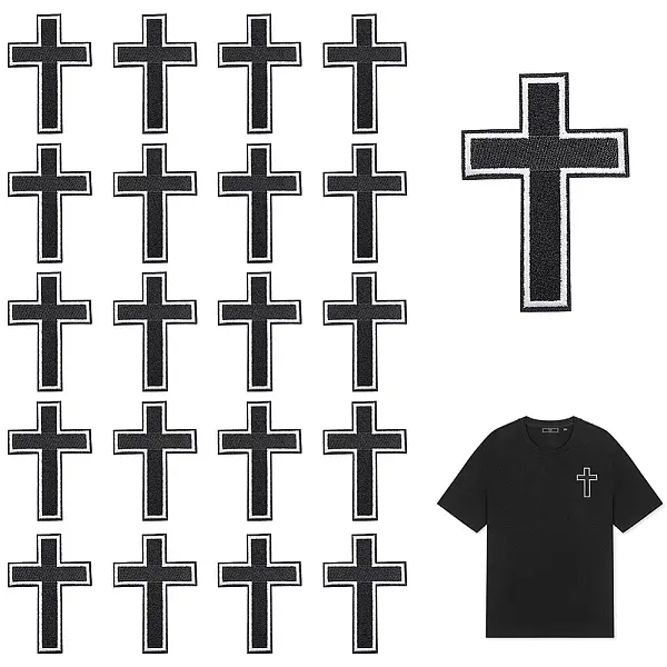 20Pcs Polyester Clothing Patches