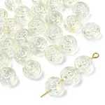 30Pcs Electroplate Glass Beads