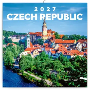 Kalendář 2027 poznámkový: Česká republika 2027, 20 x 20 cm