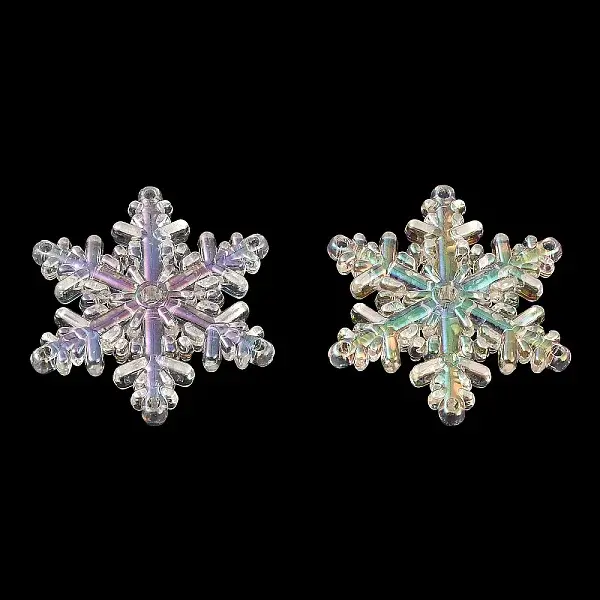 UV Plating Rainbow Iridescent Acrylic Chandelier Component Links