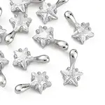 Brass Clear Cubic Zirconia Charms