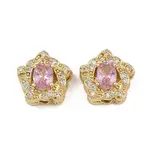 Brass Pave Cubic Zirconia Multi-strand Links