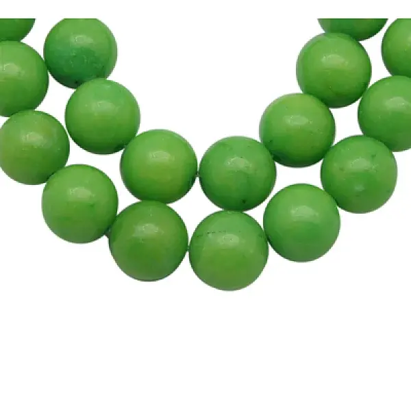 Natural Mashan Jade Beads Strands