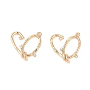 Brass Pendants with Clear Glass