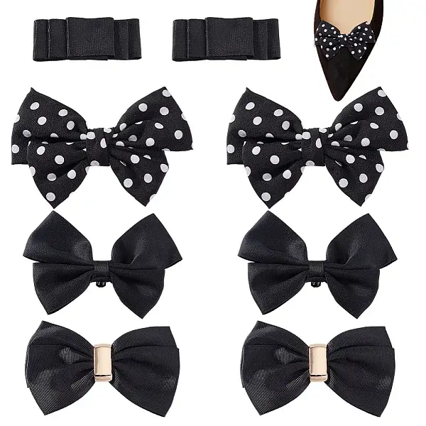 Bowknot Webbing Ribbon Shoe Decorations