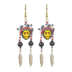 Iron Dangle Stud Earring