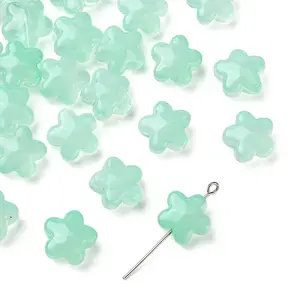 30Pcs Baking Paint Glass Beads