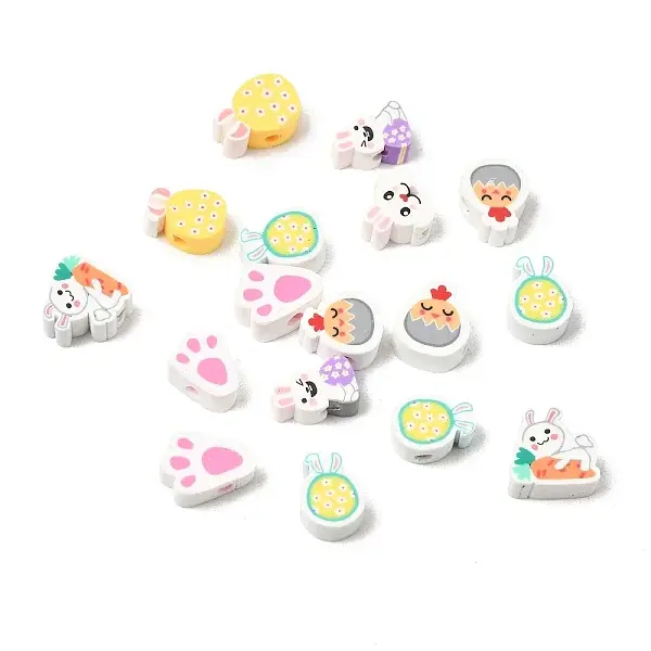 Easter Handmade Polymer Clay Beads