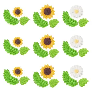 80Pcs Opaque Resin Cabochons