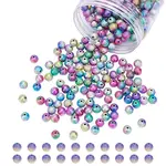 Spray Painted Acrylic Beads