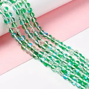 Synthetic Moonstone Beads Strands