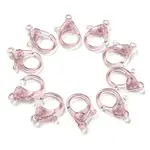 Transparent Plastic Lobster CLaw Clasps
