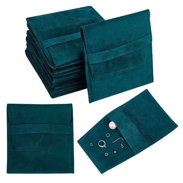 Velvet Jewelry Flap Pouches