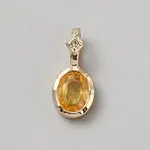 Brass Micro Pave Cubic Zirconia Pendants