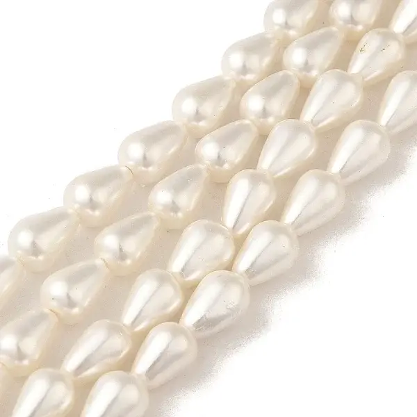 Electroplate Shell Pearl Beads Strands