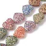 Painted Glass Beads Strands