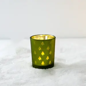 Glass Candlestick Holder