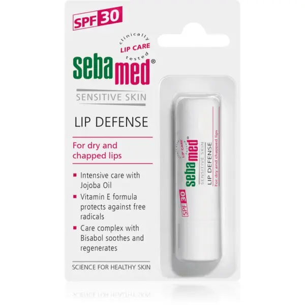 Sebamed Sensitive Skin Lip Defense ochranný balzám na rty SPF 30 4.7 g