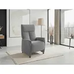 Sit & More RELAXAČNÍ KŘESLO, textil, antracitová