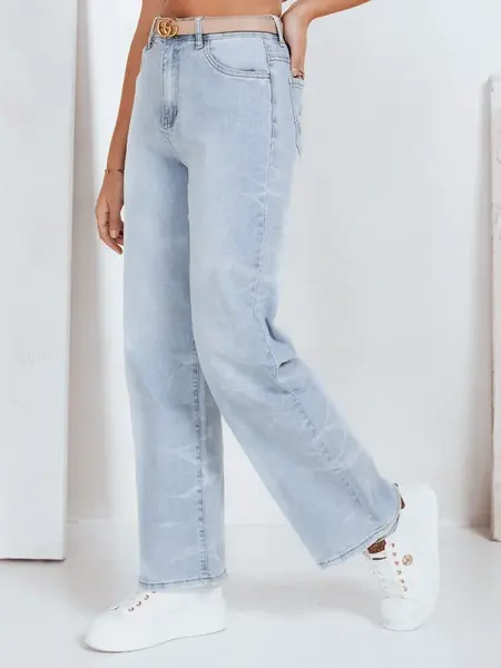 Dámské rovné džíny s vysokým pasem