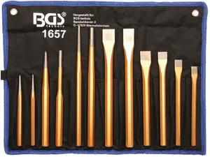 BGS technic Vyrážeče, sekáče a důlčík, sada 12 dílů - BGS 1657