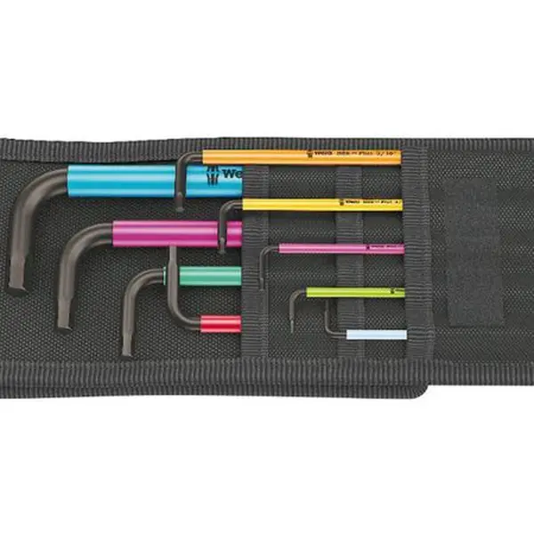 Wera 022639 Sada šestihranných klíčů Wera 950/9 Hex-Plus Multicolour Imperial 1 (9 ks)