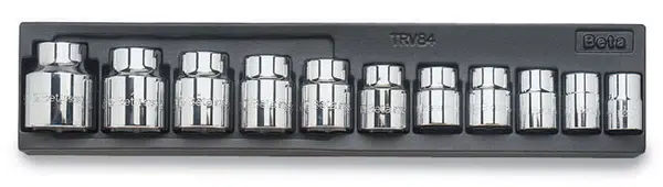 Beta tools SADA HLAVIC 11KS V PLASTOVÉ PODESTĚ, 2424/T105