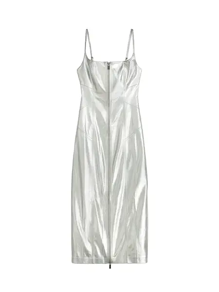 Bershka Šaty  strieborná