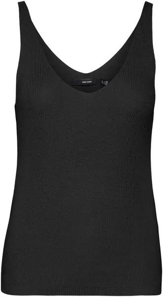 VERO MODA Vyšívaný top 'VMNEW LEX'  čierna