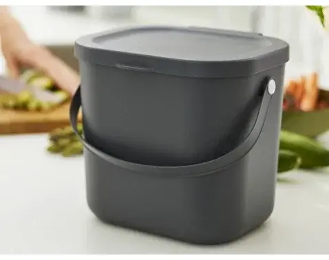 Odpadkový koš Albula 6 l, antracitový