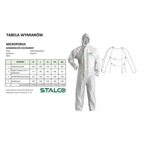 Kombinéza ochranná, MICROPOROUS, 3XL, STALCO