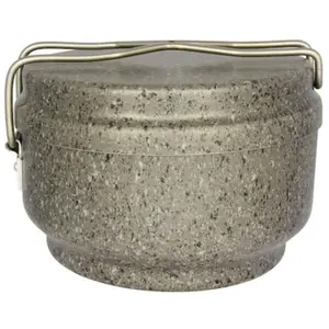 ALB STONE Třídílná sada ešusu, šedá, velikost