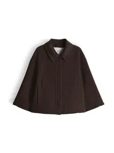 OPUS Prechodný kabát 'Haya'  tmavohnedá