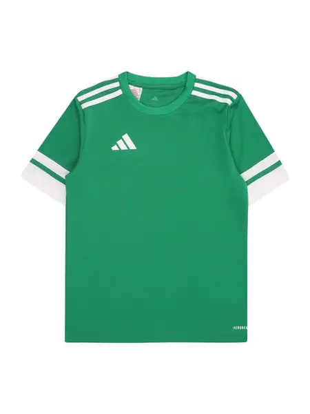 ADIDAS PERFORMANCE Funkčné tričko 'SQUA25'  zelená / biela