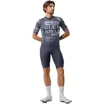 Castelli STRATUS LOGO JERSEY Pánsky cyklistický dres, tmavo modrá, veľkosť XXXL