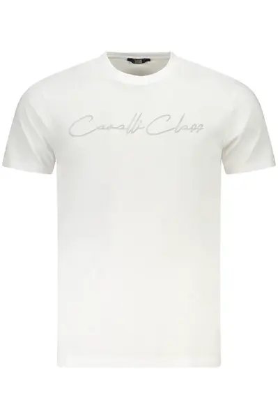 Bílé pánské triko Cavalli Class