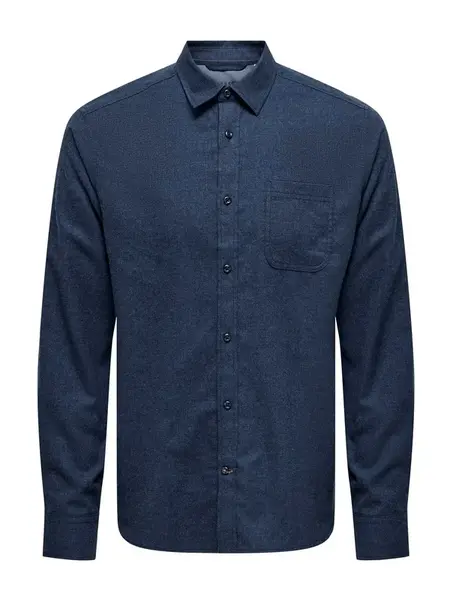 Only & Sons Košeľa 'ONSRoad'  námornícka modrá