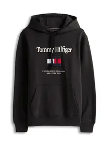 TOMMY HILFIGER Mikina  námornícka modrá / červená / čierna / biela